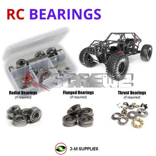 J-M SUPPLIES RC Parts Store - RCScrewZ Metal Shielded Bearing Kit rer073b for Redcat Racing Camo X4 Pro Rock Racer 1/10 Electric Brushless 4WD (RERCAMO-X4-PRO, RCR10679) | SET