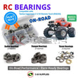 J-M SUPPLIES RC Parts Store - RCScrewZ Metal Shielded Bearing Kit tam017b for Tamiya Juggernaut 2 1/10 Electric 4WD Monster Truck (#58256) | PRO