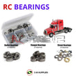 J-M SUPPLIES RC Parts Store - RCScrewZ Metal Shielded Bearing Kit tam068b for Tamiya Knight Hauler 1/14 Electric 6x4 Semi Tractor Truck (#56314) | PRO