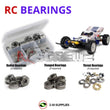 J-M SUPPLIES RC Parts Store - RCScrewZ Metal Shielded Bearing Kit tam091b for Tamiya The Boomerang 1/10 Electric 4WD Off-Road Buggy (#58055) | PRO