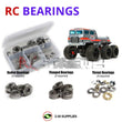 Representative image of an RCScrewZ metal-shielded bearing kit for Tamiya Dynahead 6x6 G6-01TR 1/18 Electric 6WD (58660); exact bearing sizes and quantities vary by RC model.