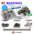 J-M SUPPLIES RC Parts Store - RCScrewZ Metal Shielded Bearing Kit tam266b for Tamiya Monster Beetle 2015 Black Edition 1/10 Electric 2WD Off-Road Monster Truck (#47419) | UPG