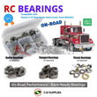 J-M SUPPLIES RC Parts Store - RCScrewZ Metal Shielded Bearing Kit tam268b for Tamiya King Hauler 1/14 Electric 6x4 Semi Tractor Truck (#56301) | UPG