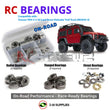 Representative image of an RCScrewZ metal-shielded bearing kit for Traxxas TRX-4 Defender 1/10 Electric 4WD Trail Truck (82056-4); exact bearing sizes and quantities vary by RC model.