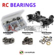Representative image of an RCScrewZ metal-shielded bearing kit for Xray X11 1/12th Onroad (#370000) Pan Car; exact bearing sizes and quantities vary by RC model.