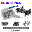 J-M SUPPLIES RC Parts Store - RCScrewZ Metal Shielded Bearing Kit xra031b for XRAY X10 1/10 Pan Car #370500 RC Car | UPG