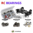 Representative image of an RCScrewZ metal-shielded bearing kit for Team XRAY X12 Onroad 1/12 Pan Car - Electric (#370002); exact bearing sizes and quantities vary by RC model.