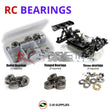 Representative image of an RCScrewZ metal-shielded bearing kit for XRAY XB9 Nitro 2013 #350008; exact bearing sizes and quantities vary by RC model.
