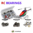 J-M SUPPLIES - RCScrewZ Metal Shielded Bearings alg034b for Align T-REX 700N DFC RH70N07XT Helicopter RC | SET -