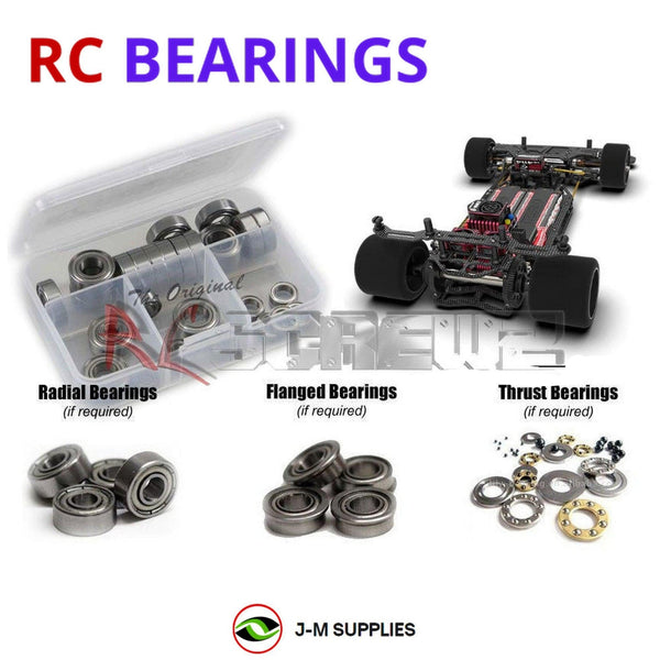 J-M SUPPLIES RC Parts Store - RCScrewZ Metal Shielded Bearings cor013b for Team Corally SSX-823 Onroad (#C00133) | RCX