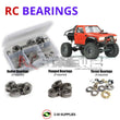 Representative image of an RCScrewZ metal-shielded bearing kit for Cross RC SR-4A 4x4 DEMON Crawler CZRSR4A; exact bearing sizes and quantities vary by RC model.