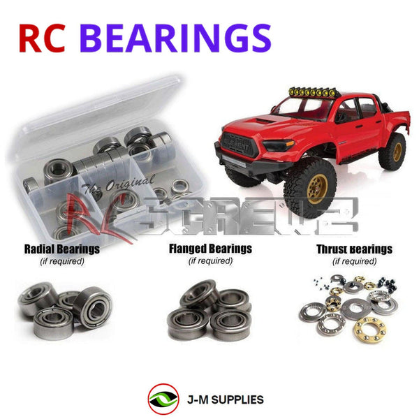 Representative image of an RCScrewZ metal-shielded bearing kit for Element RC Enduro Trail Truck - Knightwalker (40121) Crawler; exact bearing sizes and quantities vary by RC model.