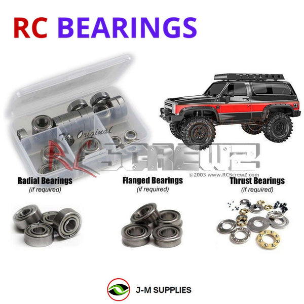 Representative image of an RCScrewZ metal-shielded bearing kit for GMade GS502F Buffalo TS #GM7006/07; exact bearing sizes and quantities vary by RC model.