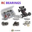 Representative image of an RCScrewZ metal-shielded bearing kit for HB Racing D4 Evo3 4wd 1/10 HB204280; exact bearing sizes and quantities vary by RC model.