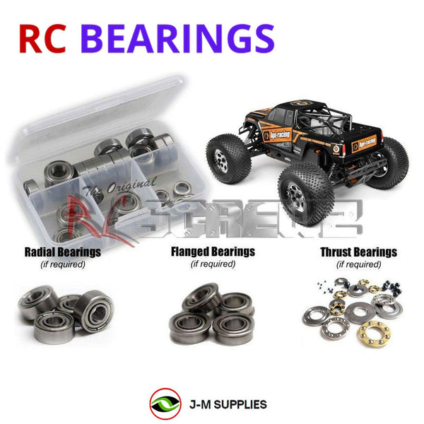 J-M SUPPLIES - RCScrewZ Metal Shielded Bearings hpi079b for HPI Racing Savage XL Octane #109073 RC | SET -