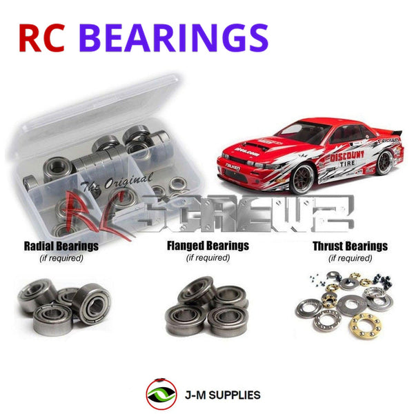 J-M SUPPLIES RC Parts Store - RCScrewZ Metal Shielded Bearings hpi080b for HPI Racing RS4 3 Nitro Drift 112587 RC Car | SET