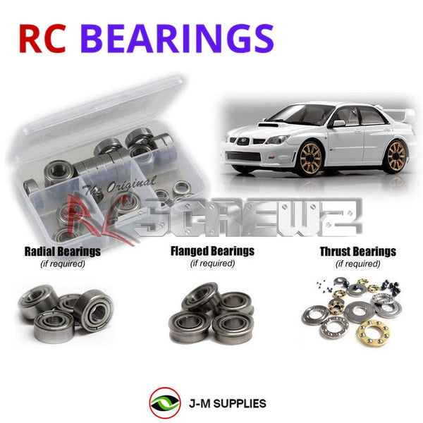J-M SUPPLIES - RCScrewZ Metal Shielded Bearings kyo105b for Kyosho Mini-Z AWD MA-010 Series 1/27 Scale Car | SET -