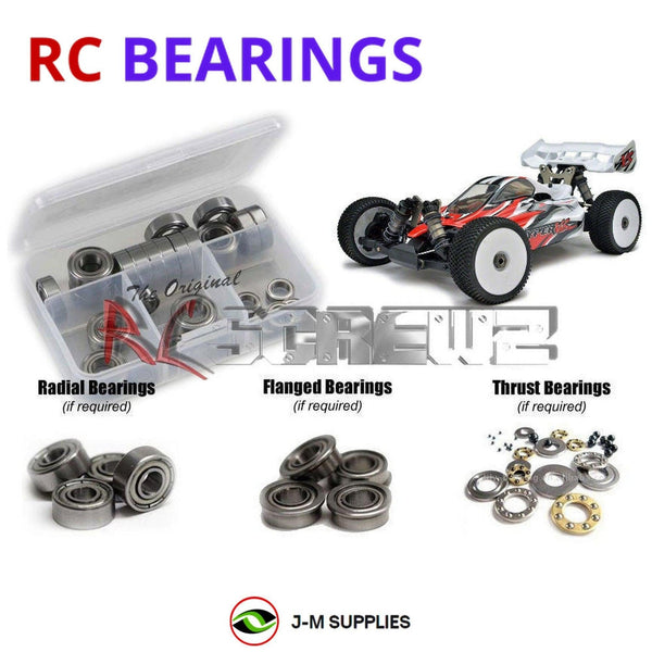 J-M SUPPLIES RC Parts Store - RCScrewZ Metal Shielded Bearings ofn080b for Ofna/HoBao Hyper VSe Buggy 1/8 Electric (HBVSE) | SET