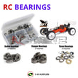 Representative image of an RCScrewZ metal-shielded bearing kit for Serpent 811 Cobra 1/8 Buggy #600327; exact bearing sizes and quantities vary by RC model.