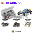 J-M SUPPLIES - RCScrewZ Metal Shielded Bearings tam237b for Tamiya Wild One | Blockhead Motors Buggy (58695) | SET -