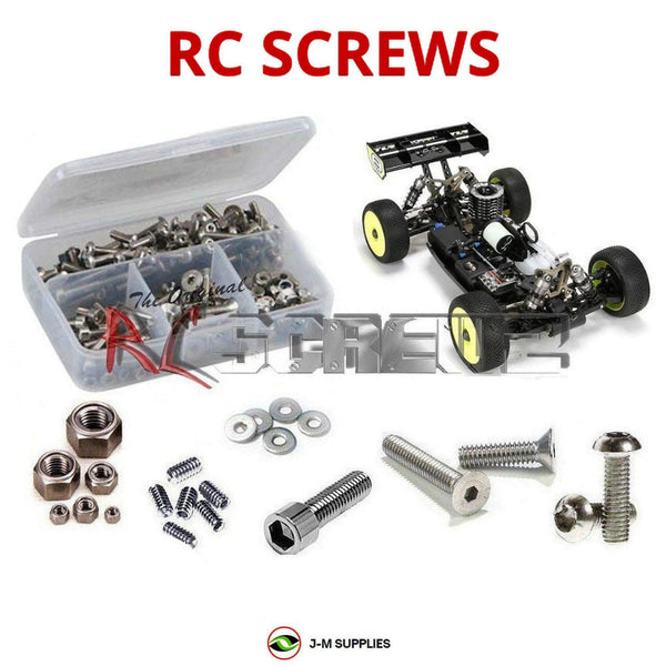J-M SUPPLIES RC Parts Store - RCScrewZ Metric Stainless Screw Kit los085m for Team Losi 8ight 4.0 1/8th Metric RC Car | PRO