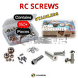 Representative image of an RCScrewZ stainless steel metric conversion screw kit for Team Associated RC10 Classic 1/10 2WD Buggy (6007, 6035, 6036); exact kit contents vary by RC model.