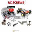 J-M SUPPLIES RC Parts Store - RCScrewZ Metric Stainless Steel Screw Kit los002m for Team Losi XXX-NT Adam Drake AD1/AD2 1/10 Nitro 2WD Off-Road Stadium Truck (Metric Conversion) (LOSA0845) | SET
