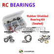 J-M SUPPLIES - RCScrewZ Rubber Shielded Bearing Kit 3rac001r for 3 Racing Sakura D3 CS RC Car | UPG -