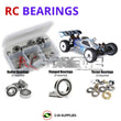 J-M SUPPLIES RC Parts Store - RCScrewZ Rubber Shielded Bearing Kit aga003r for Agama Racing A215 / A215SV 1/8 Nitro 4WD Off-Road Competition Buggy | RCX
