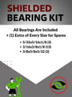 Upgrade Your RC Car with Rubber Shielded Bearings for Associated RC10T3 T3 7003 | ass004r - High Performance Upgrade | Durable & Reliable - by J-M SUPPLIES