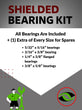 Upgrade Your RC Car with Rubber Shielded Bearings for Associated RC10 Worlds 6002 | ass057r - High Performance Upgrade | Durable & Reliable - by J-M SUPPLIES