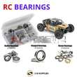 J-M SUPPLIES RC Parts Store - RCScrewZ Rubber Shielded Bearing Kit ass083r for Team Associated Nomad DB8 RTR 1/8 Electric 4WD Off-Road Desert Buggy (#80941, #ASC80941) | UPG