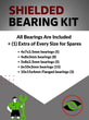 Upgrade Your RC Car with Metal Shielded Bearings For Awesomatix - RCScrewZ | RC Car Upgrades - High Performance Upgrade | Durable & Reliable - by J-M SUPPLIES