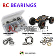 J-M SUPPLIES - RCScrewZ Rubber Shielded Bearing Kit axi003r for Axial Racing XR-10 #90017 RC Car | SET -