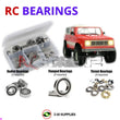 Representative image of an RCScrewZ rubber-sealed bearing kit for Cross RC KR4 Athletics Series #CZRKR4B; exact bearing sizes and quantities vary by RC model.