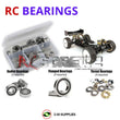 Representative image of an RCScrewZ rubber-sealed bearing kit for Team Durango DEX408 V2; exact bearing sizes and quantities vary by RC model.