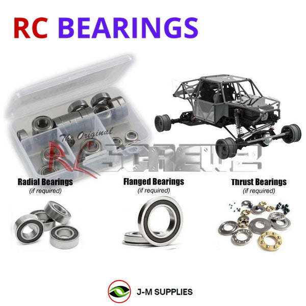 J-M SUPPLIES RC Parts Store - RCScrewZ Rubber Shielded Bearing Kit gma013r for GMade GOM/Plus #GM5600/20 RC Car | SET