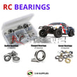 J-M SUPPLIES RC Parts Store - RCScrewZ Rubber Shielded Bearing Kit helrc006r for Helion RC Dominus 10SC V2 RC Car | RCX