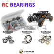 Representative image of an RCScrewZ rubber-sealed bearing kit for HPI Baja 5B TSK-B Class 1 1/5 Gas 2WD Buggy (115485); exact bearing sizes and quantities vary by RC model.