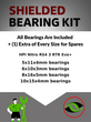 Upgrade Your RC Car with Rubber Shielded Bearings for HPI Nitro RS4 3 RTR Evo+ | hpi094r - High Performance Upgrade | Durable & Reliable - by J-M SUPPLIES
