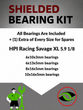 Upgrade Your RC Car with Rubber Shielded Bearings for HPI Savage XL 5.9 GTXL-6 | hpi099r - High Performance Upgrade | Durable & Reliable - by J-M SUPPLIES