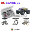 J-M SUPPLIES RC Parts Store - RCScrewZ Rubber Shielded Bearing Kit kyo049r for Kyosho Mega Force 1/10 Nitro 4WD Monster Truck (31181) | SET