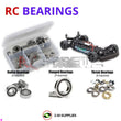 Representative image of an RCScrewZ rubber-sealed bearing kit for Kyosho TF-5S 1/10 Electric 4WD Touring Car (30813); exact bearing sizes and quantities vary by RC model.