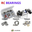 Representative image of an RCScrewZ rubber-sealed bearing kit for Kyosho V-One R4 1/10 Nitro 4WD Touring Car (31265); exact bearing sizes and quantities vary by RC model.