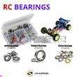 J-M SUPPLIES RC Parts Store - RCScrewZ Rubber Shielded Bearing Kit los062r for Team Losi 22 2wd 1/10th (#TLR0022) | RCX