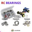 J-M SUPPLIES RC Parts Store - RCScrewZ Rubber Shielded Bearing Kit los062r for Team Losi Racing 22 1/10 Electric 2WD Race Buggy Kit (TLR0022) | SET