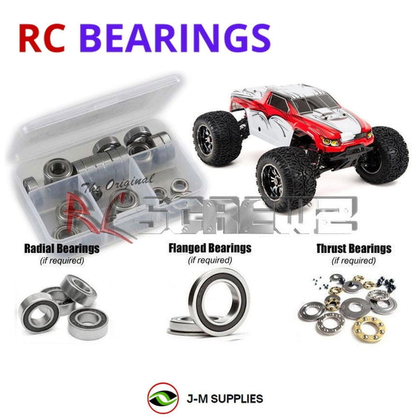 J-M SUPPLIES RC Parts Store - RCScrewZ Rubber Shielded Bearing Kit los076r for Losi LST XXL 2 Gas RTR 1/8 Gas 4WD Monster Truck (LOS04002) | PRO