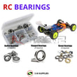 J-M SUPPLIES RC Parts Store - RCScrewZ Rubber Shielded Bearing Kit los108r for Team Losi Racing 22 5.0 DC/SR Race Kit 1/10 Electric 2WD Off-Road Buggy (TLR03014, TLR03016) | UPG