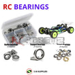 J-M SUPPLIES RC Parts Store - RCScrewZ Rubber Shielded Bearing Kit los115r for Team Losi Racing 22X-4 Race Kit 1/10 Electric 4WD Off-Road Buggy (TLR03020) | UPG