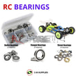 J-M SUPPLIES RC Parts Store - RCScrewZ Rubber Shielded Bearing Kit los130r for Team Losi Racing 22X-4 Elite Race Kit 1/10 Electric 4WD Off-Road Buggy (TLR03026) | UPG